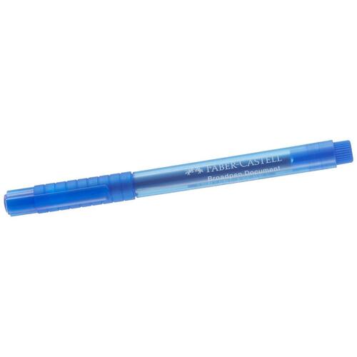 Faber-Castell Broadpen Document 1554 fineliner - blå, 0,8 mm (10 stk.)