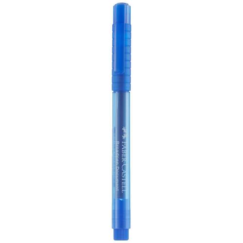 Faber-Castell Broadpen Document 1554 fineliner - blå, 0,8 mm (10 stk.)