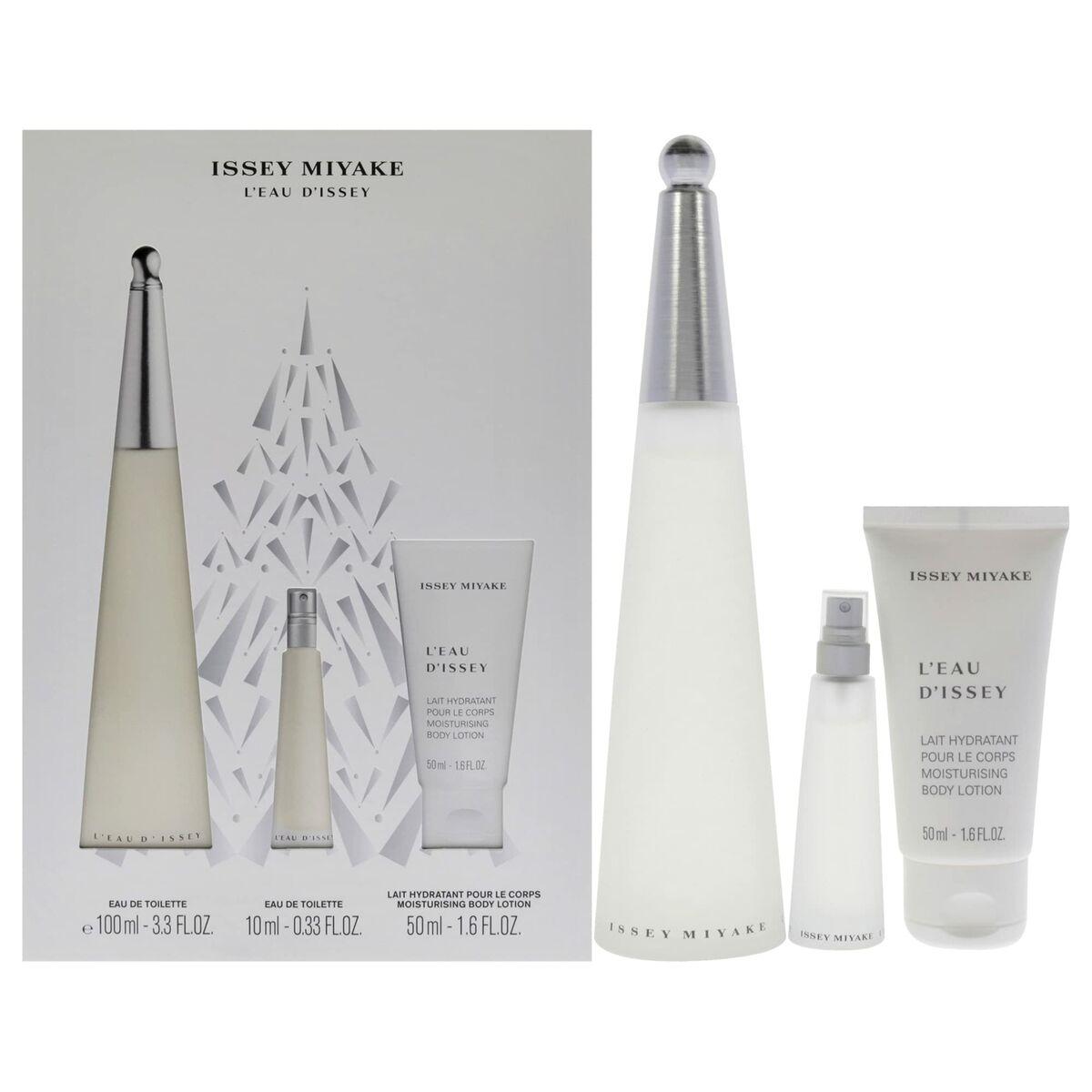 Parfume sæt til kvinder Issey Miyake L' Eau D'Issey 3 Dele