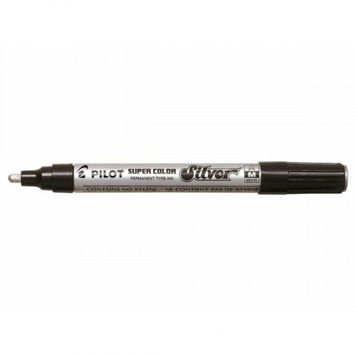 Pilot sprittusch engangs - sølv, 12 stk.
