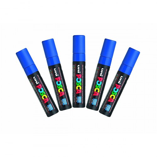 POSCA POSCA PC-17K marker - Blå, 15 mm (5 stk.)