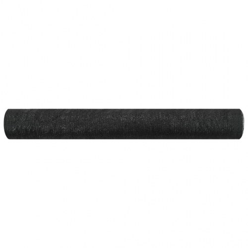 Afskærmningsnet 2 × 50 m - HDPE 75 g/m², sort