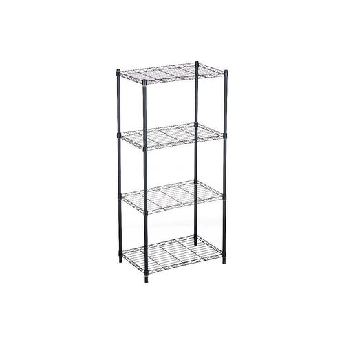 Hylder 56 x 35 x 120 cm Sort Metal Plastik