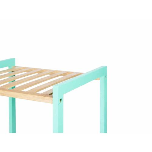 Badeværelse reol 35 x 30 x 100 cm Natur Mint Bambus Fyr