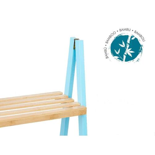 Badeværelse reol Blå Natur Bambus Fyr 40,3 x 81,5 x 30 cm