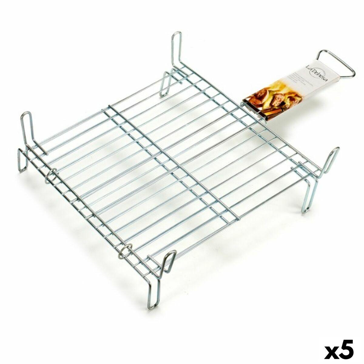 Grillrist La Dehesa forzinket stål 40 × 40 cm - dobbelt (5 stk.)