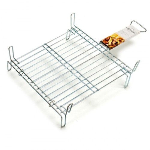 Grillrist La Dehesa forzinket stål 40 × 40 cm - dobbelt (5 stk.)