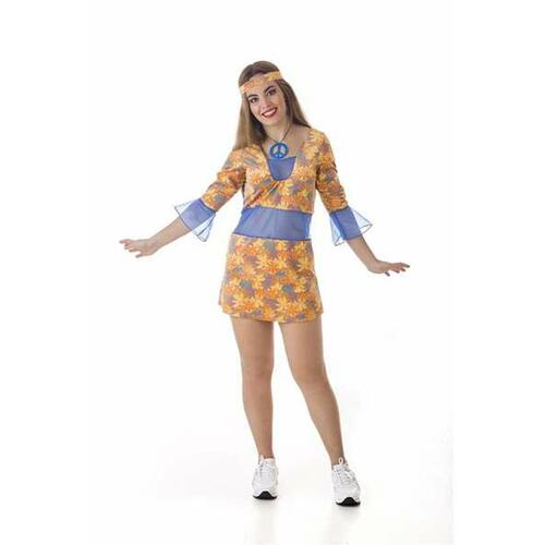 Kostume til voksne Hippie (2 Dele) M