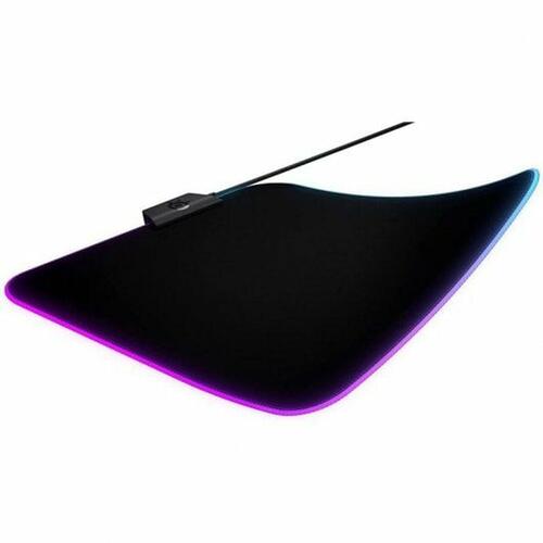 Gaming-musemåtte SteelSeries QcK Prism Cloth RGB Gaming Sort Multifarvet