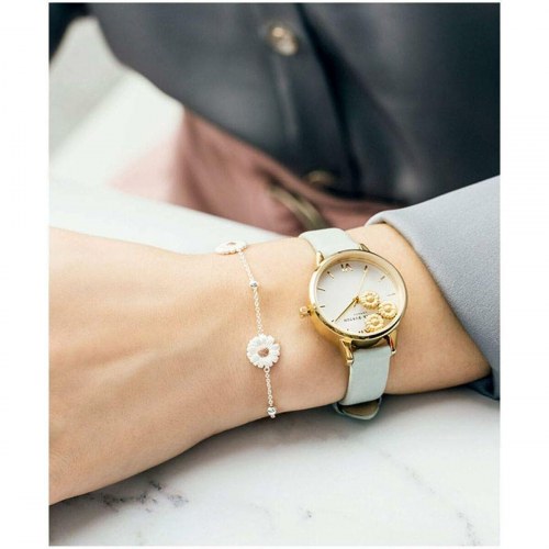 Olivia Burton dameur OB16CH17 - armbåndsur, Ø 30 mm, grøn rem