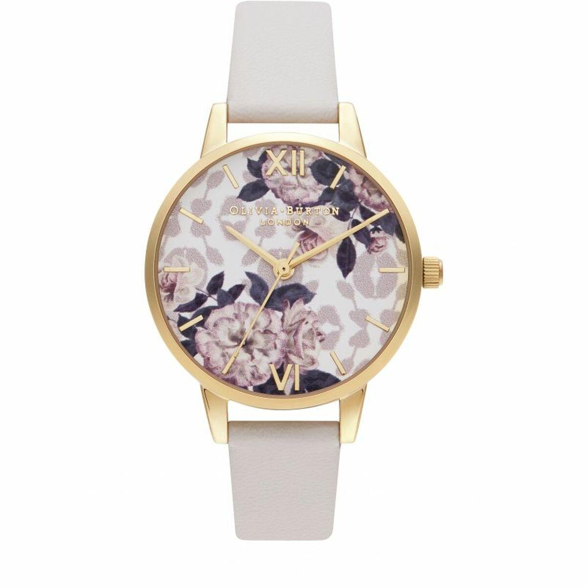 Olivia Burton dameur OB16LP02 - armbåndsur Ø 30 mm, hvid rem
