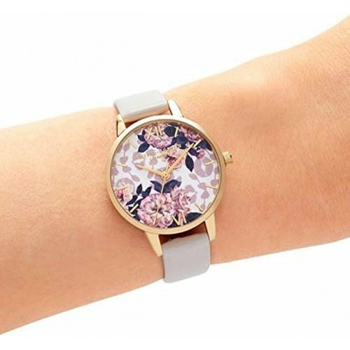 Olivia Burton dameur OB16LP02 - armbåndsur Ø 30 mm, hvid rem