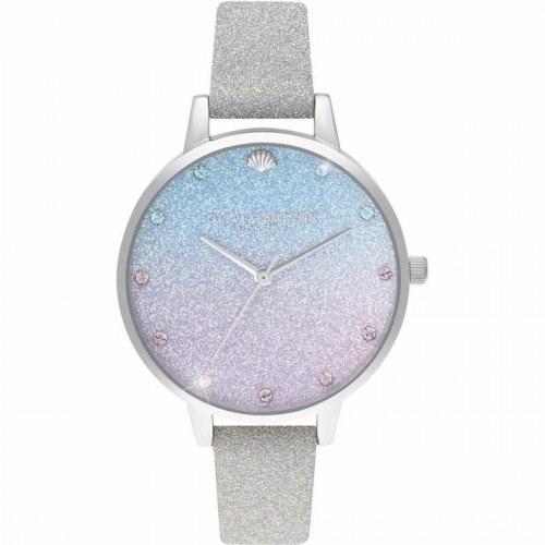 Olivia Burton dameur OB16US49, 34 mm, grå rem