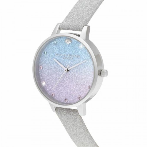 Olivia Burton dameur OB16US49, 34 mm, grå rem