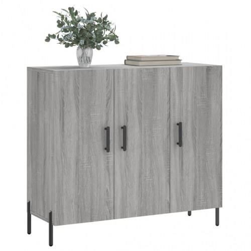 Skænk 90 x 34 x 80 cm - grå sonoma-eg