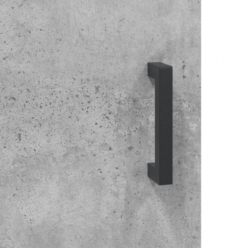 Højskab 69,5x34x180 cm konstrueret træ betongrå