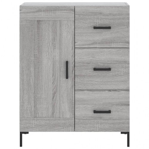 Højskab 69,5 × 34 × 180 cm i konstrueret træ - grå sonoma-eg