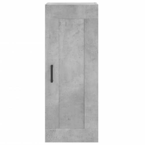 Højskab 34,5×34×180 cm i konstrueret træ - betongrå
