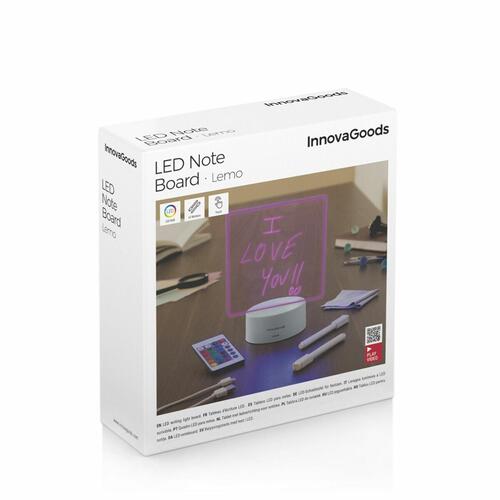 LED-tavle til noter og opslag Lemo InnovaGoods