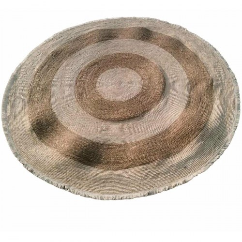 Tæppe - Beige/Natur Boho, Ø200 cm