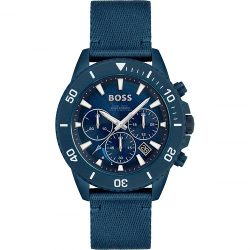 Hugo Boss herreur 1513919 - blå kronograf Ø 46 mm