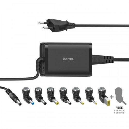 Hama Technics 00200001 universal oplader til bærbar - 45 W, sort