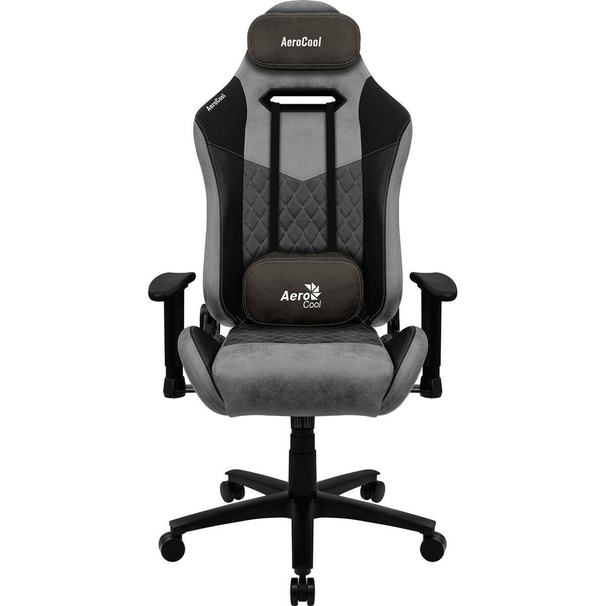 Aerocool DUKE AeroSuede gaming-stol 180° - sort/grå