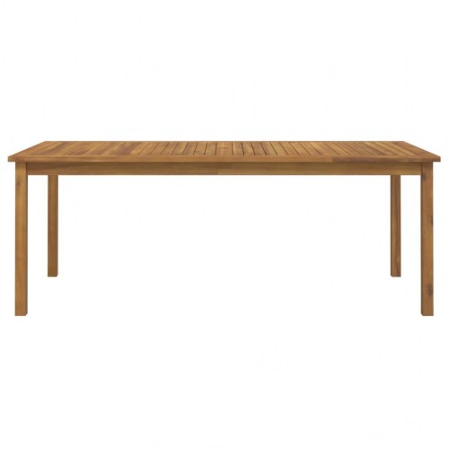 Spisebordssæt til haven 7 dele massivt akacietræ