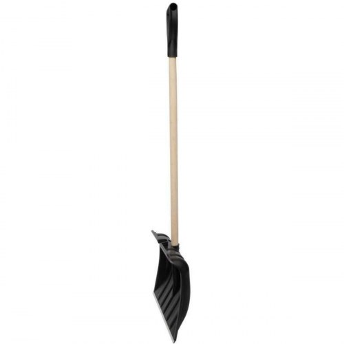 Sneskovl - plastik, 121 × 40 × 32 cm (brun/sort)