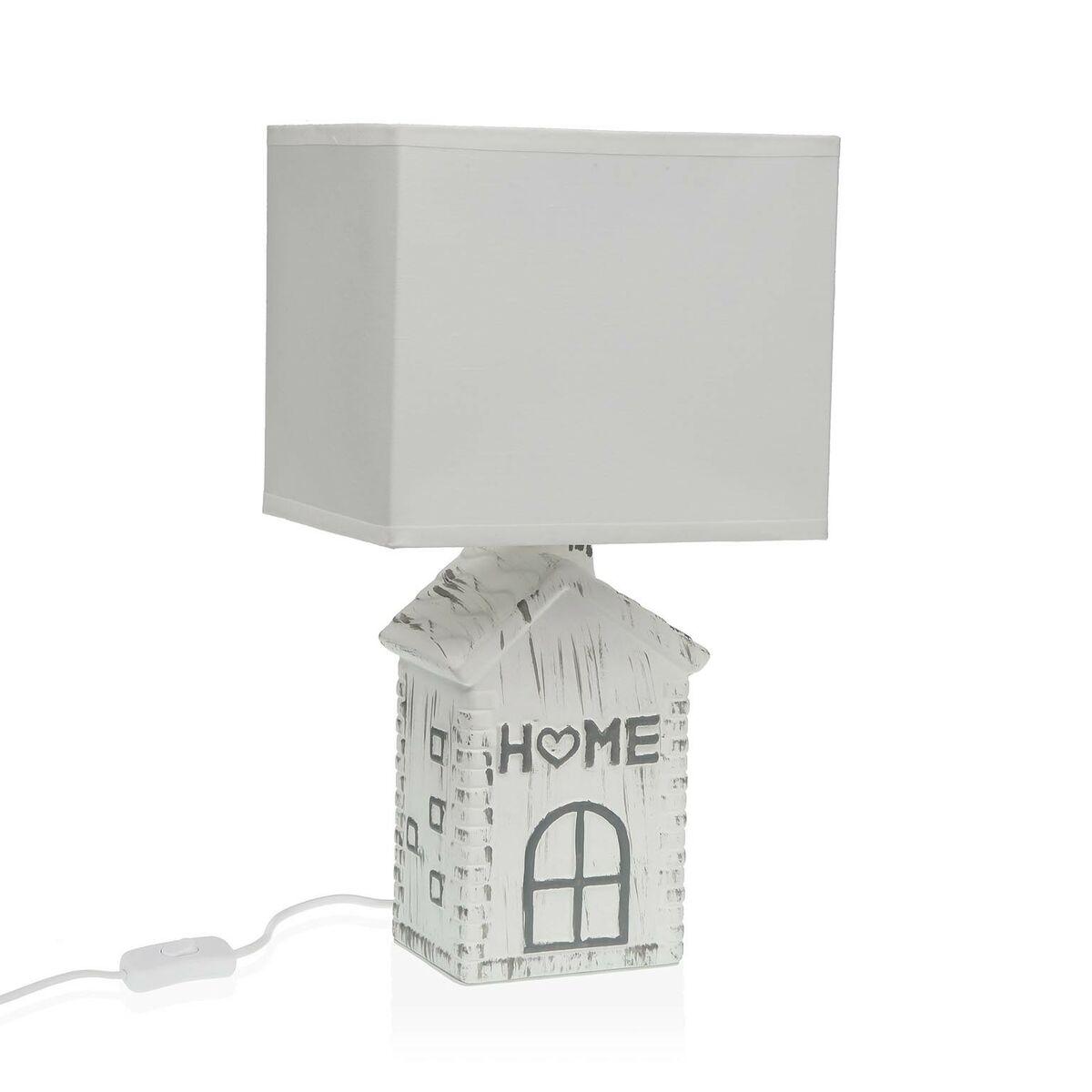 Versa bordlampe - hvid keramik, E14, 40 W, 64,1 × 36,5 cm