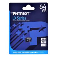 Mikro SD-kort Patriot Memory PSF64GMDC10 64 GB