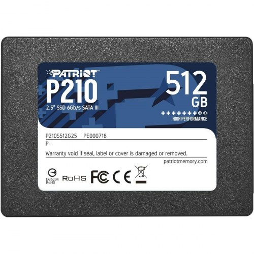 Patriot Memory P210 2,5" SSD - 512 GB, SATA III