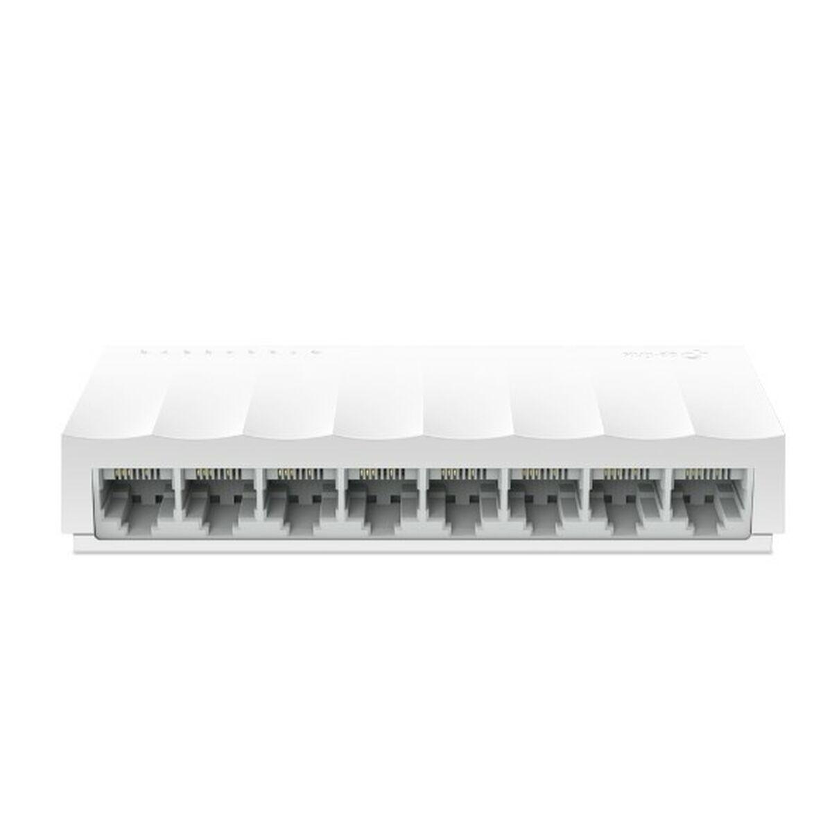 TP-Link LS1008 8-port netværksswitch (hvid)
