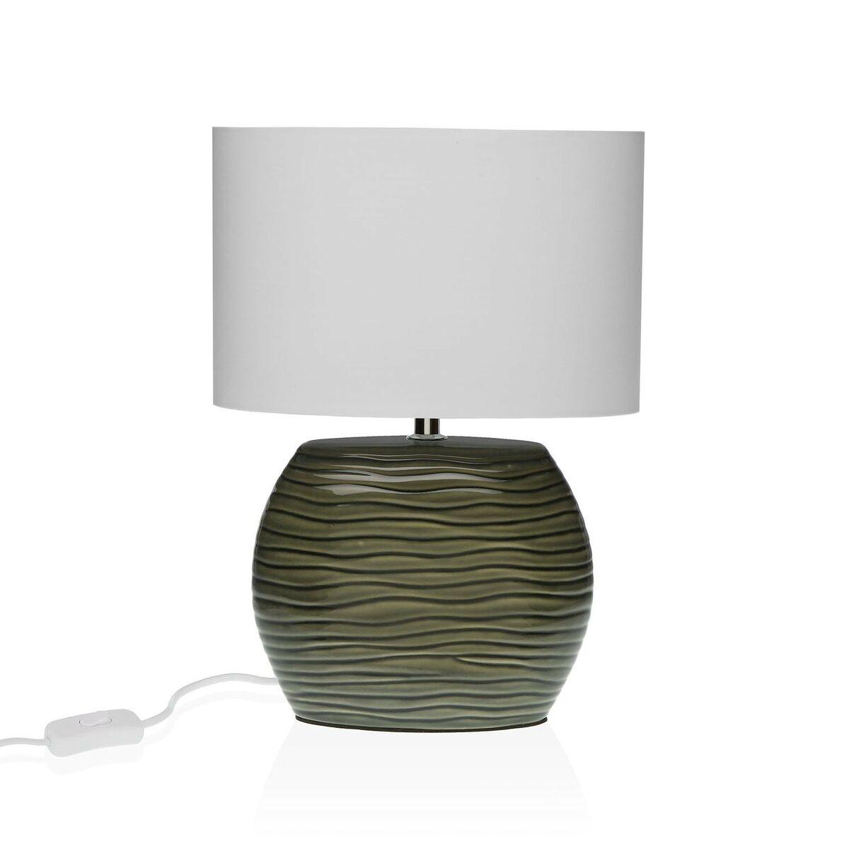 Versa bordlampe i grå keramik - 13 × 33 × 25 cm, E27