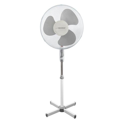 Fritstående ventilator Esperanza EHF001WE Hvid Grå 50 W