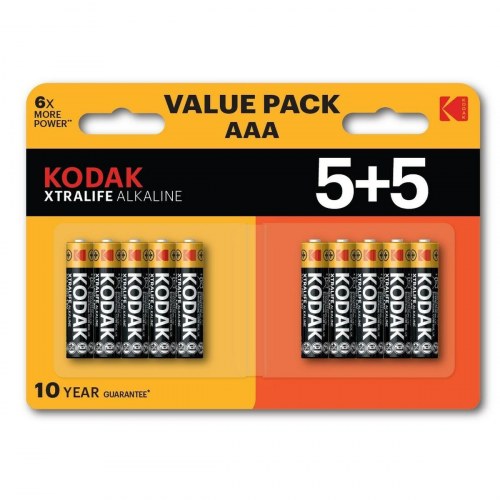 Kodak XTRALIFE AAA batterier 1,5 V - 10 stk.