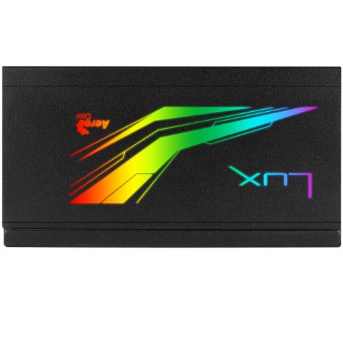 Aerocool LUX RGB 550M strømforsyning - 550 W, 80 Plus Bronze