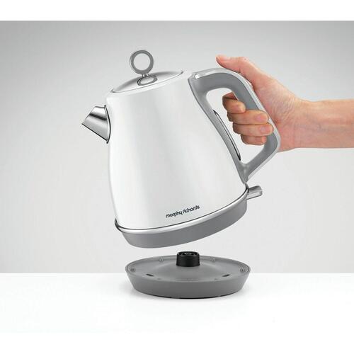 Kedel Morphy Richards Evoke Hvid Metal 2200 W 1,5 L
