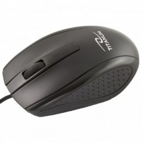 Titanum Optisk mus TM110K - Sort, USB, 1000 dpi