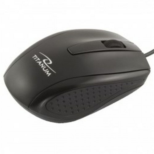 Titanum Optisk mus TM110K - Sort, USB, 1000 dpi