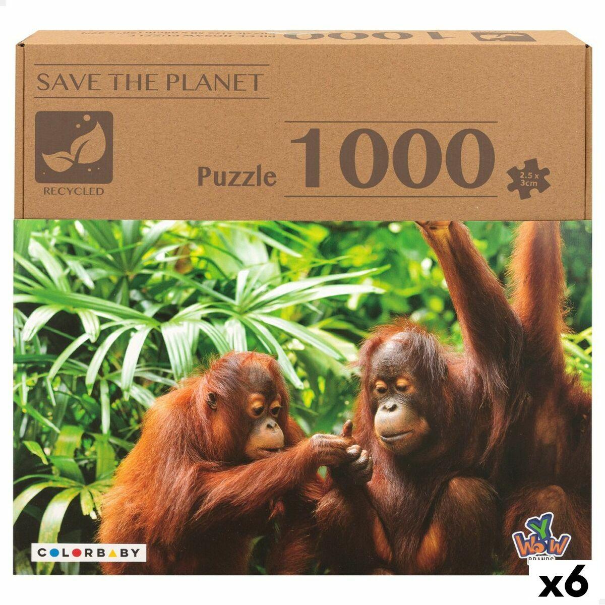 Puslespil Colorbaby Orangutan Enheder