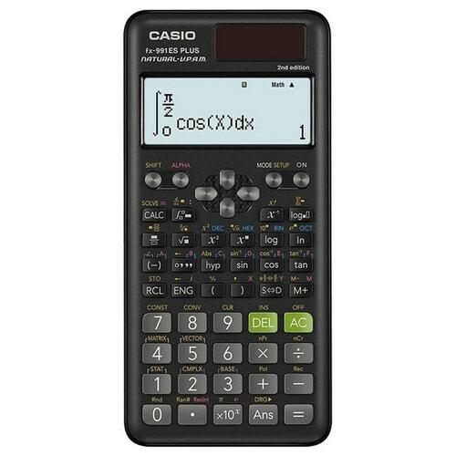 Casio FX-991ES PLUS 2 videnskabelig lommeregner - Sort