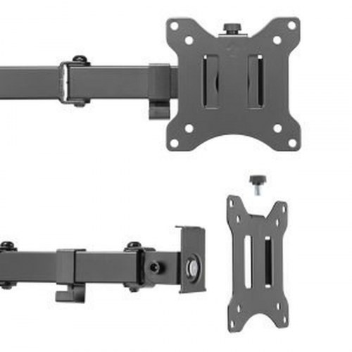 MacLean MC-884 skærmholder til bord, sort, 17-32"