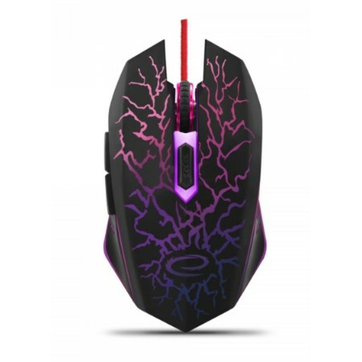 Esperanza EGM211R optisk gaming mus - multifarvet, 2400 dpi