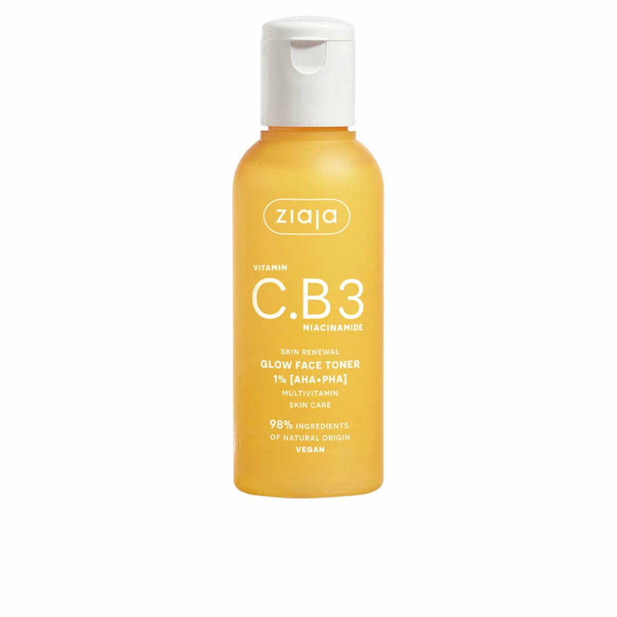 Ansigtstoner Ziaja Vitamin C.B3 Niacinamide 120 ml - lysreflekterende