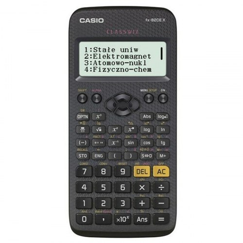 Casio FX-82CEX videnskabelig lommeregner - sort plastik