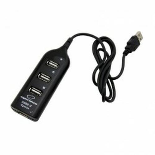 USB Hub Esperanza EA116 Sort