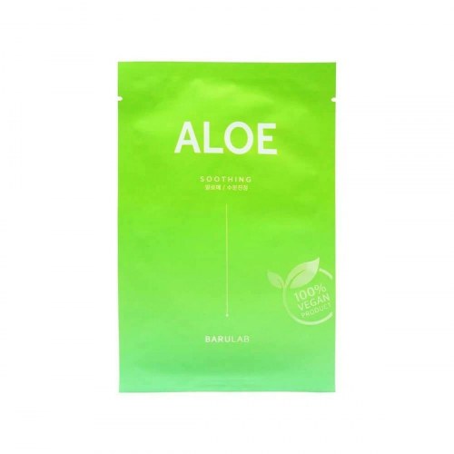 Ansigtsmaske BARULAB The Clean Aloe 23 g - beroligende