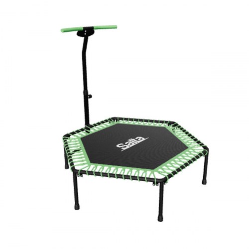 Salta Elastik Fitness Trampolin 5357G - sort/grøn, Ø 1,28 m
