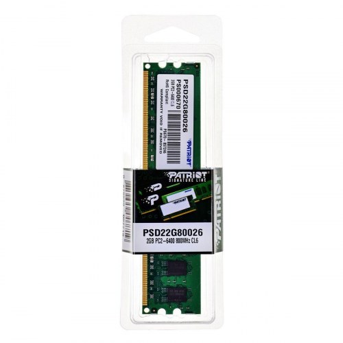 Patriot Memory RAM PC2-6400 DDR2 2 GB CL6 (240-pin DIMM)